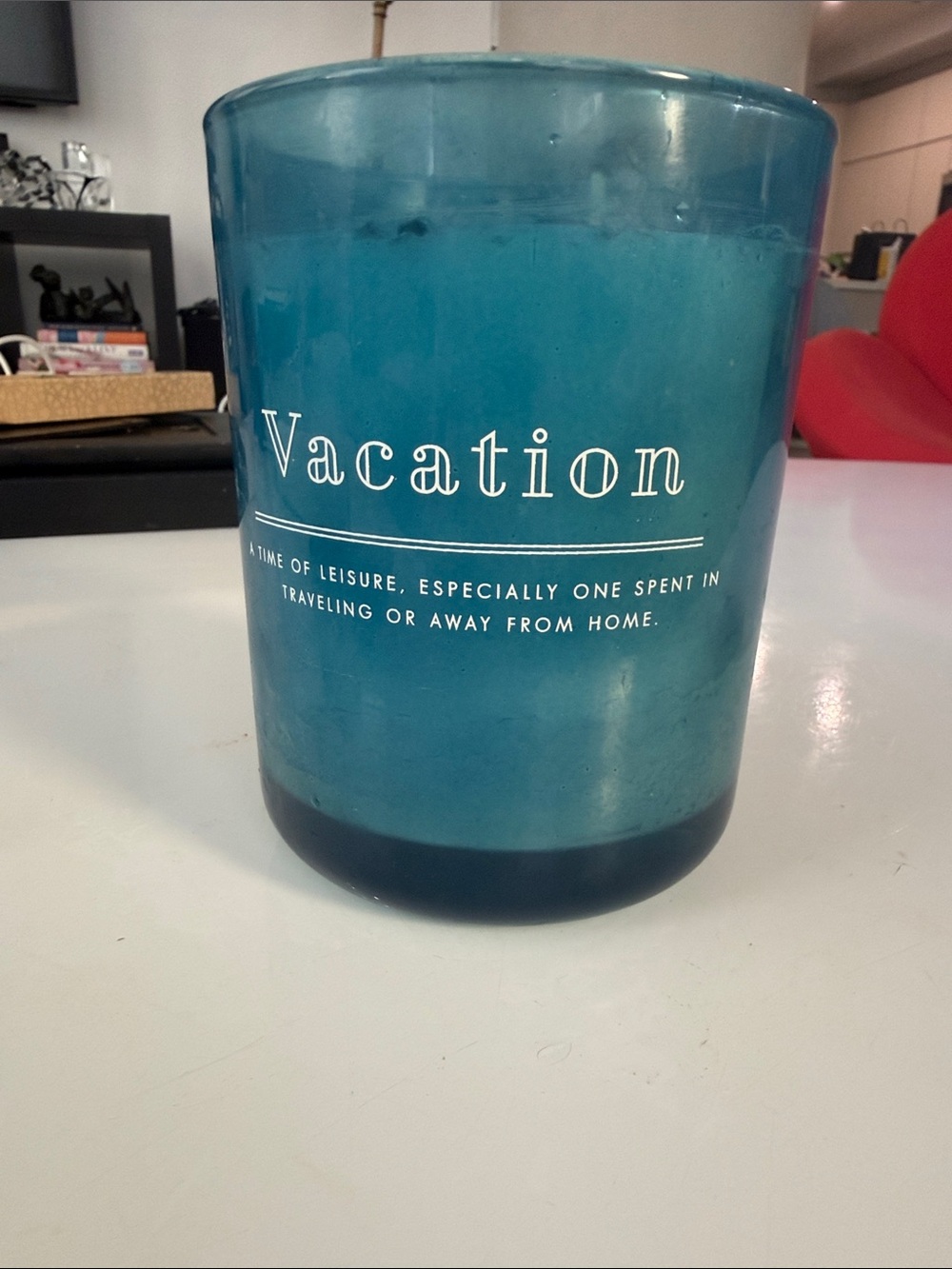 NWOT DW Home “Vacation”'  large scented Glass Candle